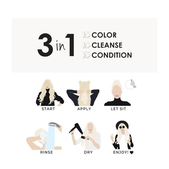 2 Keracolor Color+Clenditioner Platinum Cleanse & Condition 12 oz NEW - Picture 3 of 5